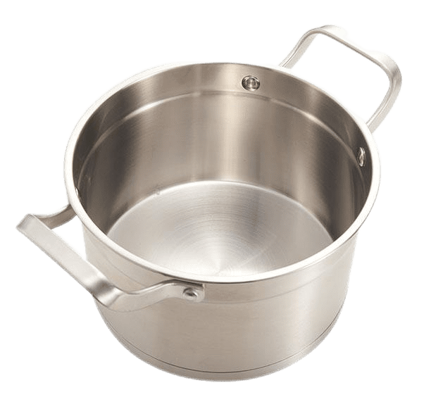 Olla de acero inoxidable