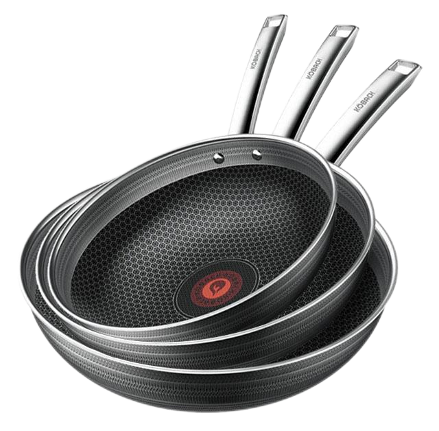 Wok de acero inoxidable