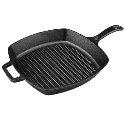 parrilla de sartén de hierro fundido