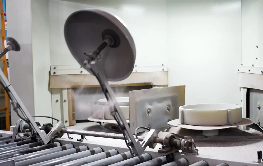 Sand-blasting-stainless-steel-manufacturing-process