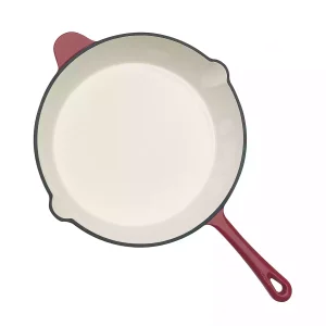 طلاء بالمينا طلاء مقلاة من الحديد الزهر