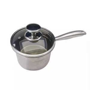 stainless steel saucepan