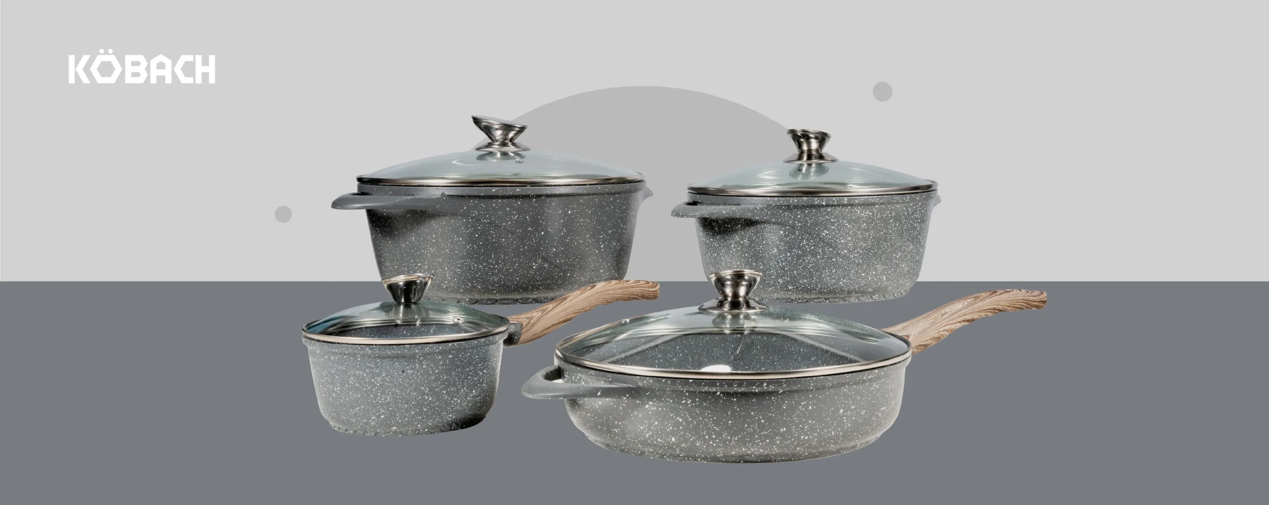 medical stone aluminum cookware background