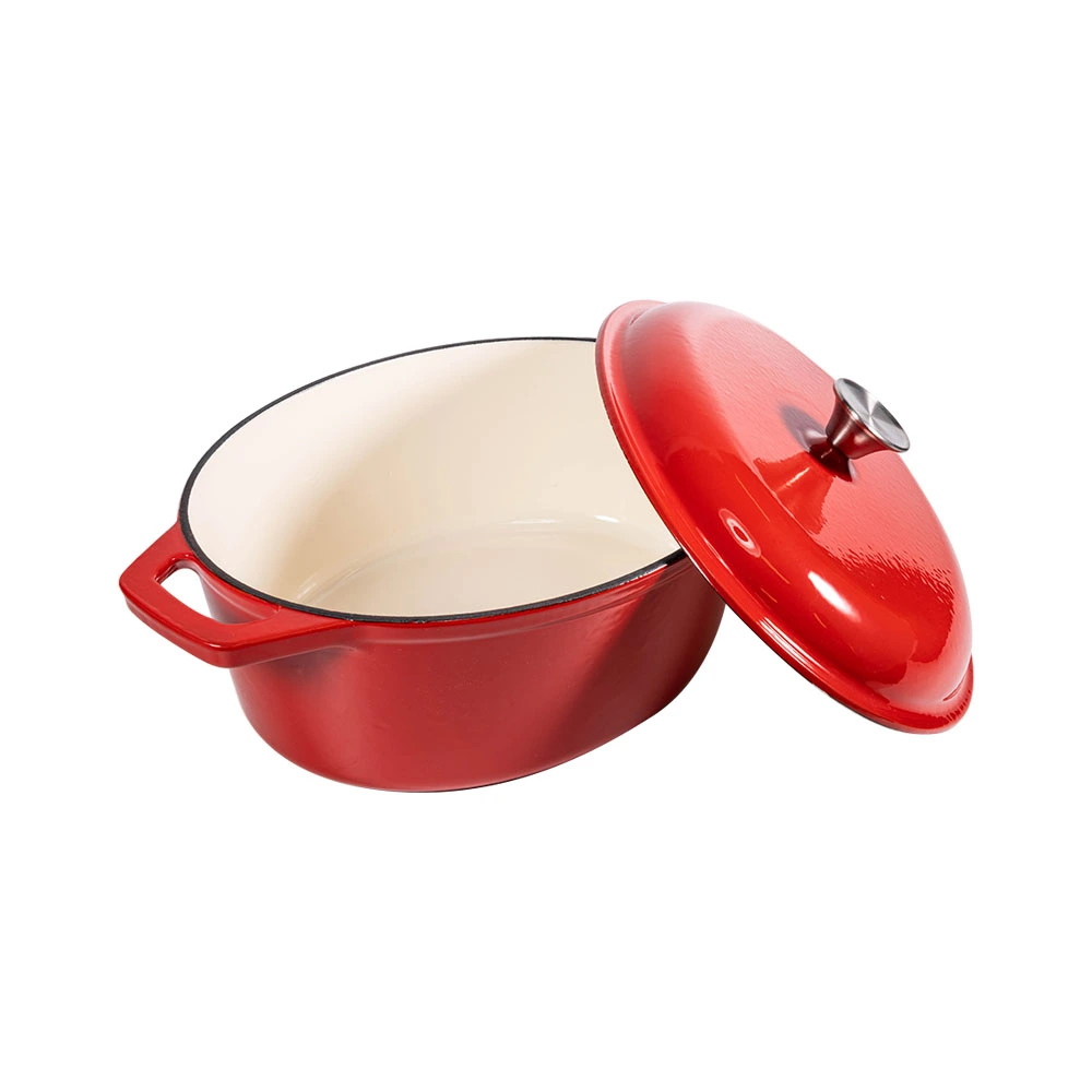 Oval Enamel Coating Dutch Oven