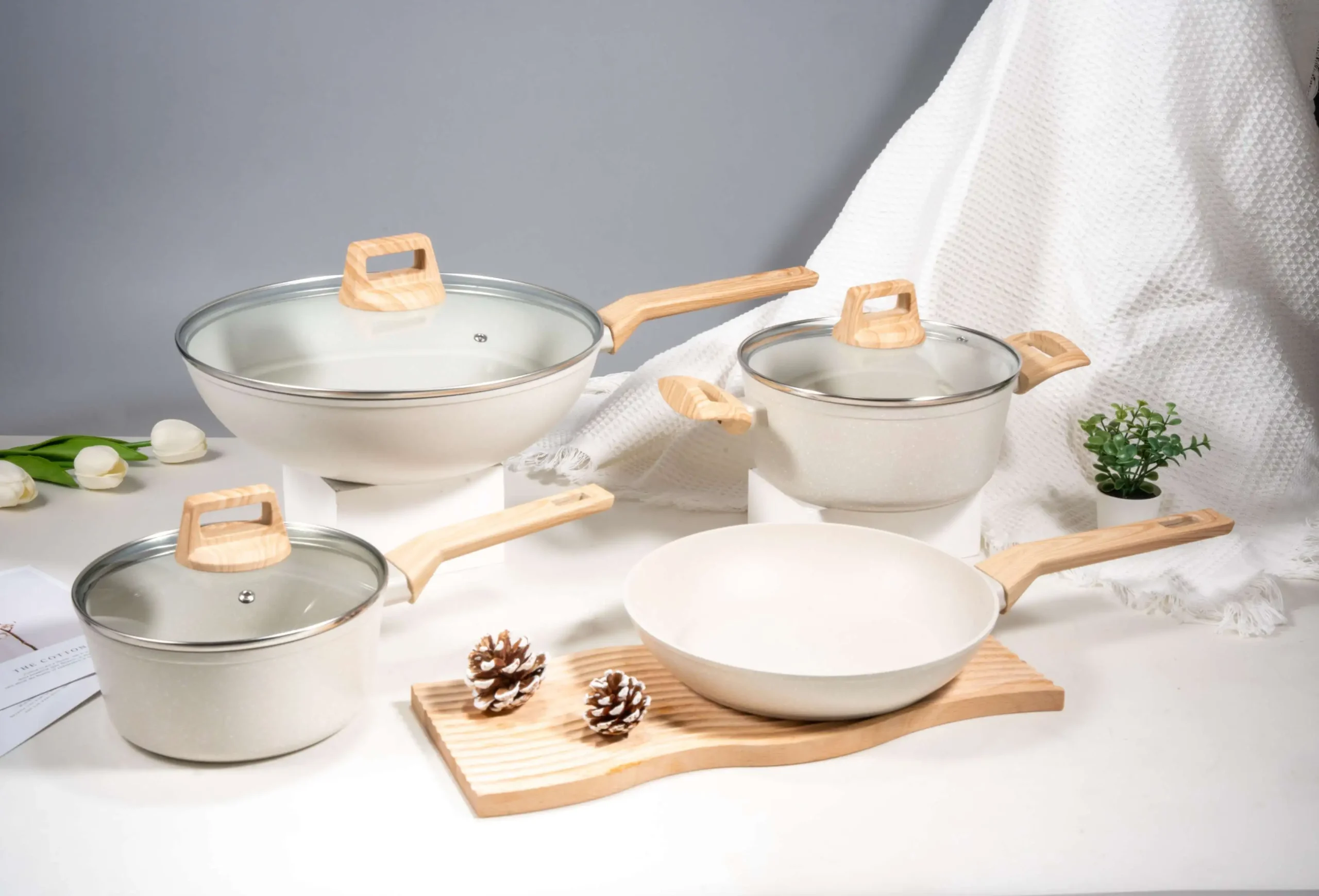 medical stone cookware banner background