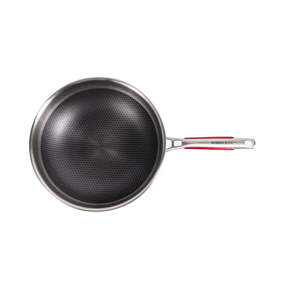 stainless steel wok