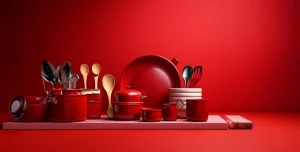 Brief red pans Insight into Kitchen Trends