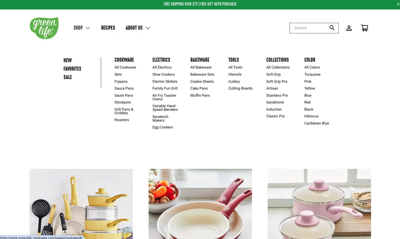 GreenLife website cookware product 1 GreenLife website cookware product 1